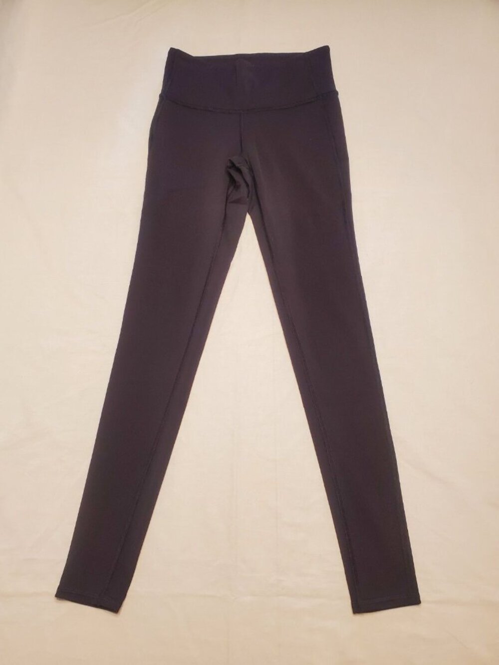 Athleta Womens High Rise Chaturanga Leggings Inside Pocket Black Sz XS